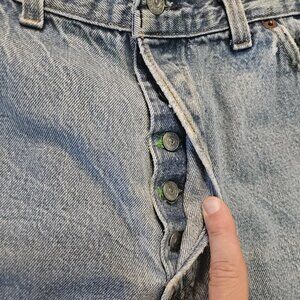Vintage 80s Levis 501 Faded Jeans 32x32 Made USA